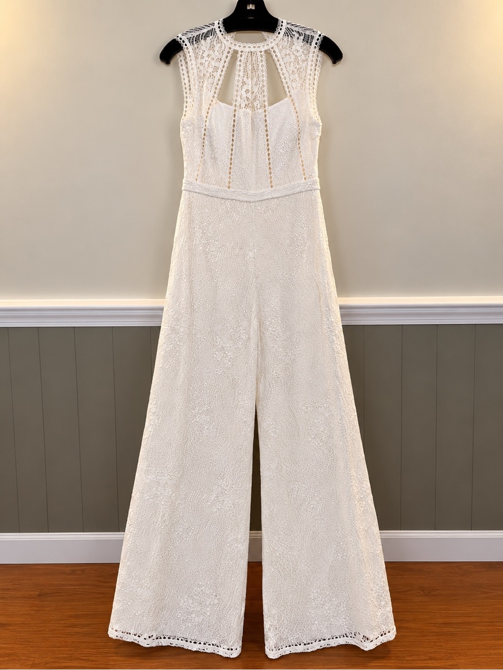 NEVER WORN, Alexis Naya Guipure Lace Jumpsuit